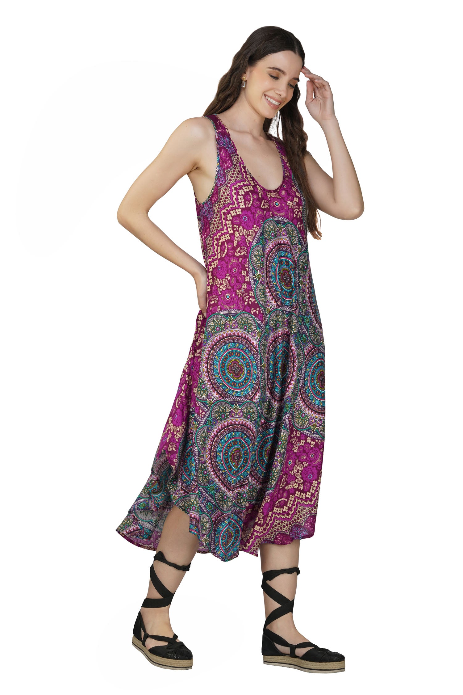 Aboriginal Print Long Maxi